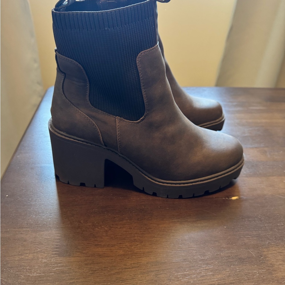 Lane Bryant Brown Bootie